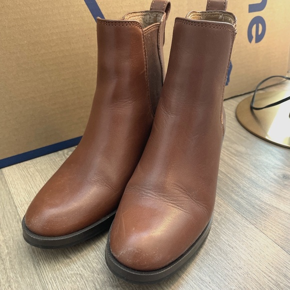Coach Women's Brown Leather Ankle Boots - Picture 1 of 4